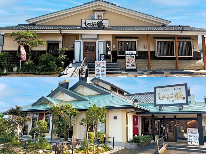 しゃぶ膳 南国店と春野店の外観